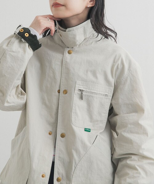URBAN RESEARCH DOORS(アーバンリサーチドアーズ)の「L.L.Bean JAPAN EDITION BEANSFIELD COAT(テーラードジャケット・レディース・SAND/BEIGE/ORANGE/FOREST・S)」の12枚目の写真