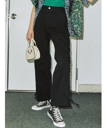 jouetie | フロントポケットレースアップデニム(デニムパンツ)