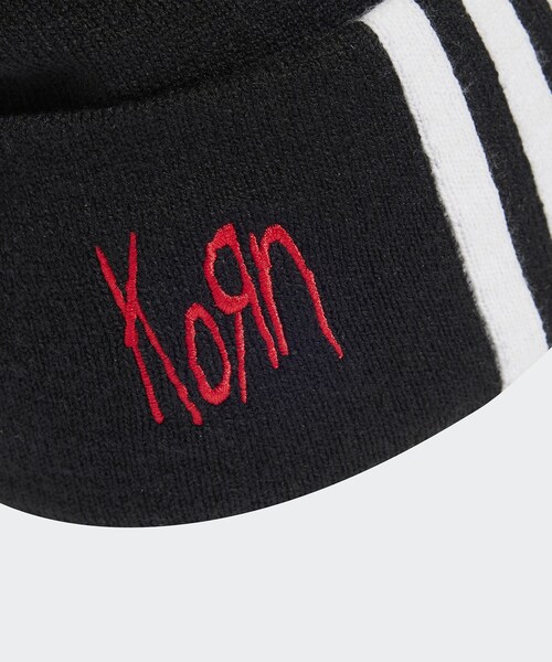 ADAM ET ROPE'(アダムエロペ)の「【adidas/アディダス】KORN BEANIE(ニットキャップ/ビーニー・メンズ・ブラック・F)」の6枚目の写真