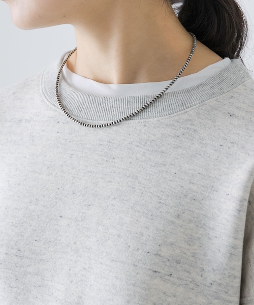 かぐれ（カグレ）の「ERICKA NICOLAS BEGAY　PLAIN DESIGN NECKLACE 45（ネックレス・レディース・OXIDIZED/SHINY・45）」の2枚目の写真