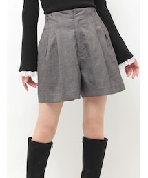 MERCURYDUO | ハイウエストツータックショートパンツ(その他パンツ)