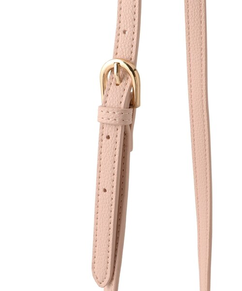 VIS（ビス）の「【2WAY】ファーリボントートバッグ（トートバッグ・レディース・チャコール/キナリ/ピンク・F）」の16枚目の写真