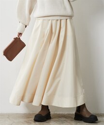 CHIC STYLE | 大きいサイズフレアギャザーマキシスカートシックスタイル(スカート)