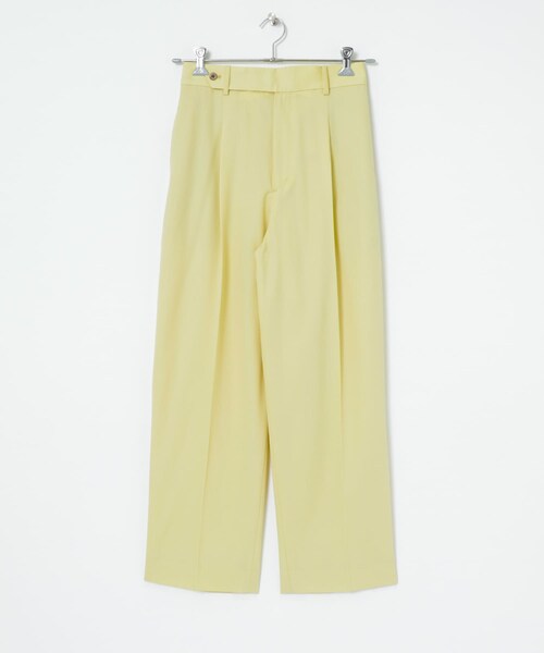 URBAN RESEARCH（アーバンリサーチ）の「rito structure　Summer Wool  Tapered Pants（その他パンツ・レディース・YEL/GRY・1/2）」の14枚目の写真