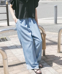ITEMS URBANRESEARCH | レーヨンデニムワイドパンツ(デニムパンツ)