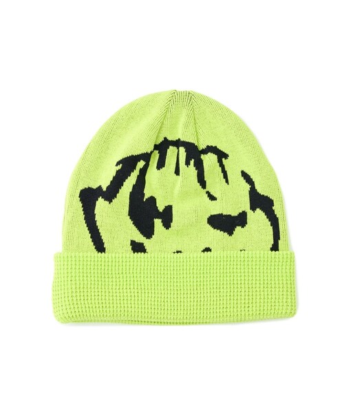 ADAM ET ROPE'(アダムエロペ)の「【DANCER】MASK BEANIE(ニットキャップ/ビーニー・レディース・ブラック/キミドリ/ネイビー・F)」の10枚目の写真