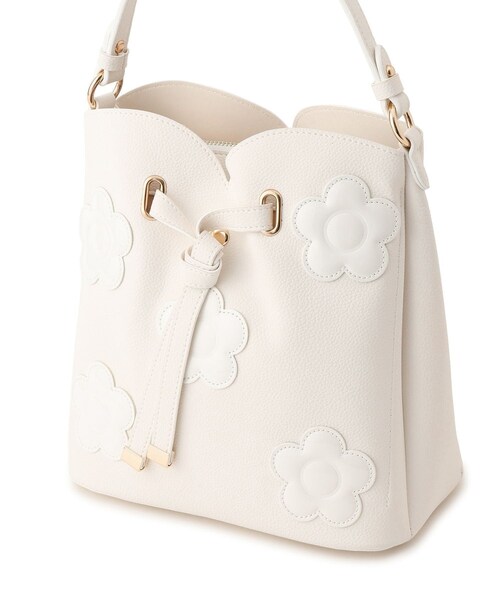 VIS(ビス)の「追加【MARY QUANT×VIS】デイジーハートカットバッグ(ショルダーバッグ・レディース・ブラック/キナリ・F)」の18枚目の写真