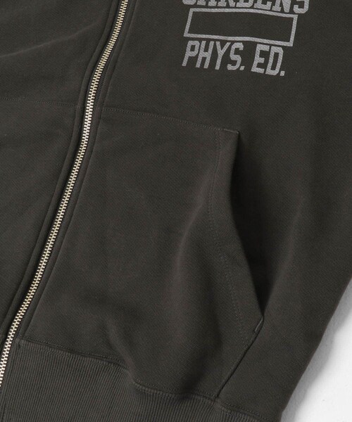 URBAN RESEARCH Sonny Label（アーバンリサーチサニーレーベル）の「『別注』Champion×Sonny Label　スウェットジップフーディー（パーカー・レディース・オフブラック/ヘザーグレー/オートミール・one）」の13枚目の写真
