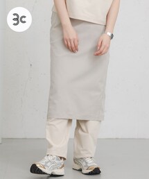 『吸水速乾/UVカット』coolmaxカーブラインストレートスカート