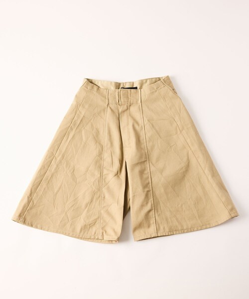ADAM ET ROPE'（アダムエロペ）の「【QUIITO】REMAKE CHINO SHORTS（チノパンツ・レディース・ベージュ・1/2）」の4枚目の写真
