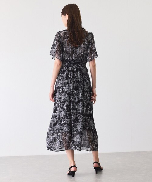 Jayro(ジャイロ)の「ミニプリーツフロントシフォンワンピース(ワンピース・レディース・ブラック系/ホワイト系/ピンク・M)」の9枚目の写真