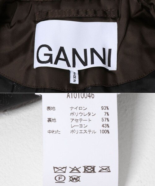 URBAN RESEARCH（アーバンリサーチ）の「GANNI　DUCHESSE NYLON BOMBER JACKET（その他アウター・レディース・DEMITASSE・36）」の8枚目の写真