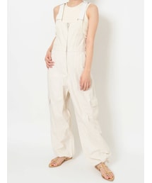 Ungrid | 【Ca】バックデザインミリタリーサロペット(つなぎ/オールインワン)