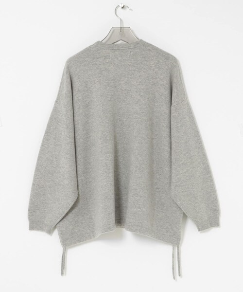 URBAN RESEARCH（アーバンリサーチ）の「dDdDdDd　CASHMERE BIG LONG-SLEEVE T-SHIRTS（ニット/セーター・メンズ・OATMEAL GR/OFF BEIGE・S/M/L/XL）」の7枚目の写真