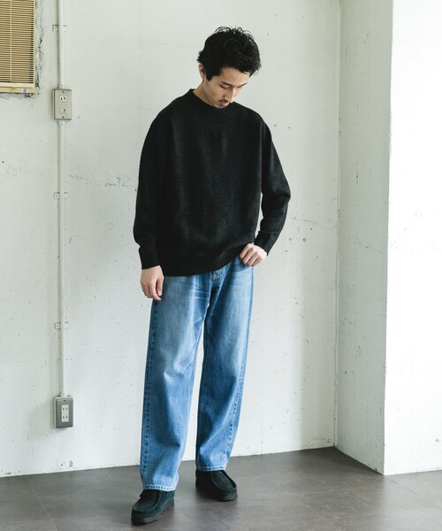 URBAN RESEARCH DOORS(アーバンリサーチドアーズ)の「ウール混もちもちハイネックニット(ニット/セーター・メンズ・OFF BEIGE/YELLOW/BLUE GREEN/CHARCOAL/BORDEAUX/NAVY・M/L)」の13枚目の写真