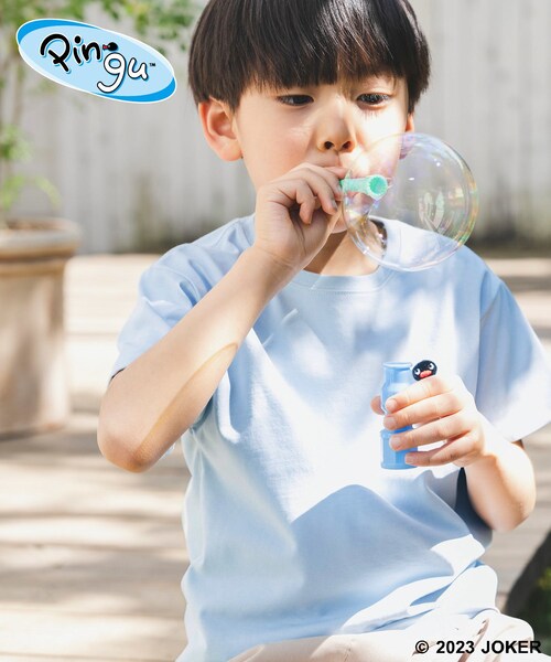 ROPE' PICNIC（ロペピクニック）の「【KIDS】【Pingu × ROPE' PICNIC】バックプリントTシャツ（Tシャツ/カットソー・キッズ・ブラック/ホワイト/サックス・110/120/130/140）」の17枚目の写真