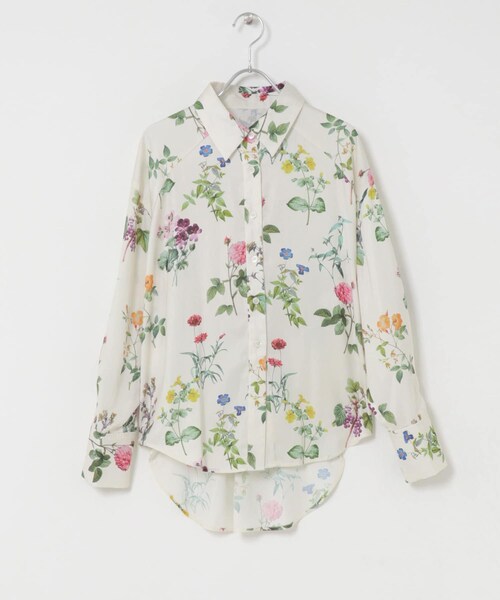 URBAN RESEARCH ROSSO（アーバンリサーチロッソ）の「ボタニカルプリントデザインシャツ（シャツ/ブラウス・レディース・OFF/BLACK・Free）」の12枚目の写真