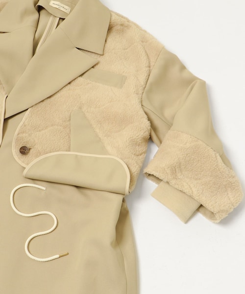 THE GOODLAND MARKET（ザグッドランドマーケット）の「master key　NEO（ステンカラーコート・メンズ・BEG/KAH・FREE）」の5枚目の写真