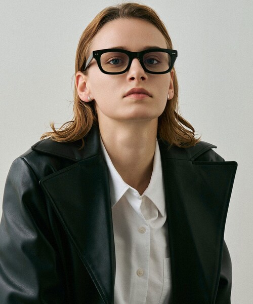 SENSE OF PLACE by URBAN RESEARCH(センスオブプレイスバイアーバンリサーチ)の「NUEF nuef0136(メガネ・レディース・BLACK/KHAKI/CLEAR×BLK・One)」の9枚目の写真