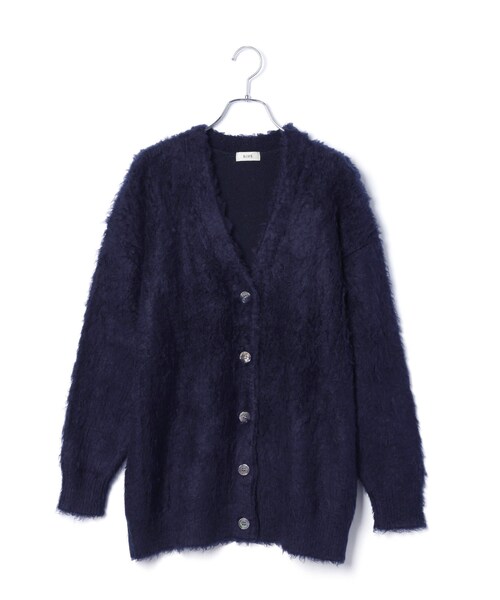 ROPE'（ロペ）の「シルクシャギーカーディガン/セットアップ対応（カーディガン/ボレロ・レディース・オフホワイト/ネイビー/ピンク・F）」の11枚目の写真