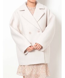 MERCURYDUO | ウールコクーンダブルコート(ブルゾン)