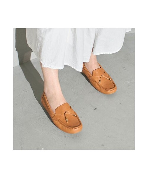 ing（イング）の「イング ing リボンモチーフモカシューズ （ドレスシューズ・レディース・BL/NV/OG/CL/BR・225/22.5cm/230/23cm/235/23.5cm/240/24cm/245/24.5cm/250/25cm）」の22枚目の写真