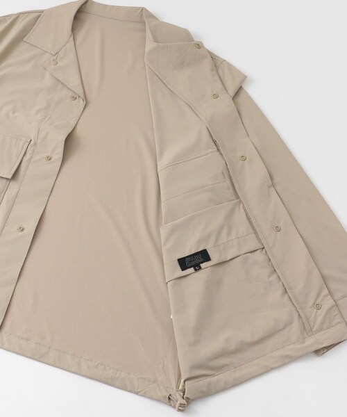 EKAL（エカル）の「WATER RESISTANT PKTBL JK（テーラードジャケット・メンズ・BEIGE/BLACK・M/L）」の11枚目の写真