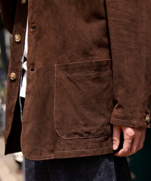 ADAM ET ROPE'(アダムエロペ)の「【ARDENNES/アルデンヌ】Filomena(カバーオール・メンズ・ダークブラウン/ベージュ・48/50/L/M)」の22枚目の写真