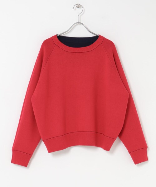 ITEMS URBANRESEARCH(アイテムズ アーバンリサーチ)の「リバーシブルスウェットライクニット(ニット/セーター・レディース・GRY×BLU/NVY×RED/YEO×BRN・FREE)」の22枚目の写真