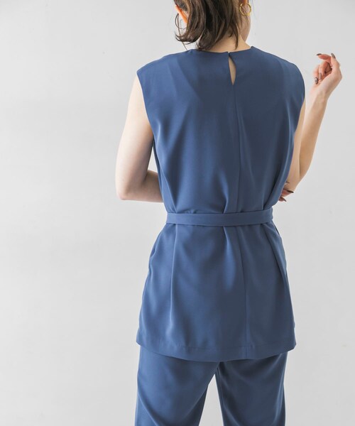 URBAN RESEARCH(アーバンリサーチ)の「LA MAISON ベルト付きセットアップ(セットアップ・レディース・BLUE/BROWN・S/M)」の16枚目の写真