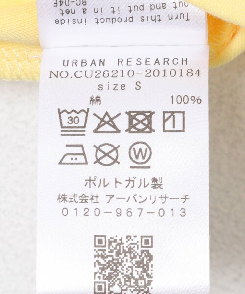 URBAN RESEARCH(アーバンリサーチ)の「Drole de Monsieur T-SHIRTS SLOGAN PALMIERS(Tシャツ/カットソー・レディース・L YELLOW・XS/S)」の8枚目の写真