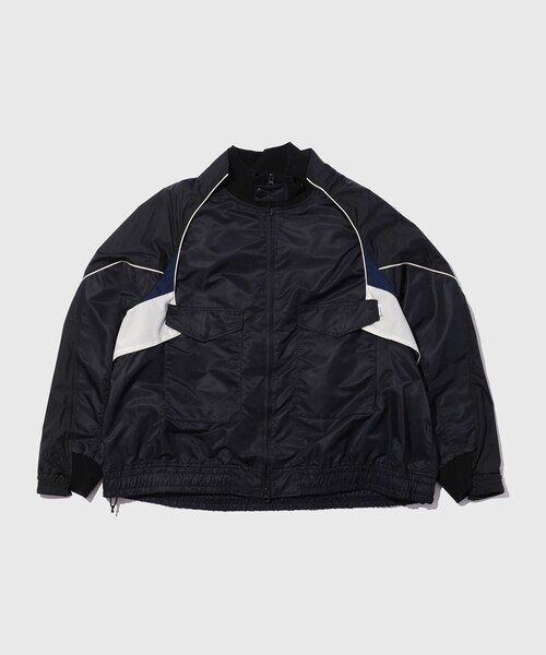 ADAM ET ROPE'(アダムエロペ)の「【elephant TRIBAL fabrics/エレファントトライバルファブリクス】WEP SPORTS JKT(その他アウター・メンズ・ブラック/ベージュ・M)」の1枚目の写真
