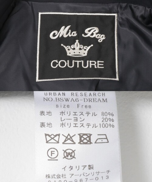 URBAN RESEARCH（アーバンリサーチ）の「MIA BAG　BLAZER PATCH DREAM（テーラードジャケット・レディース・NAVY・Free）」の9枚目の写真