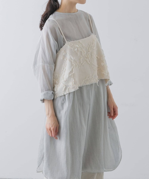 かぐれ（カグレ）の「ジャガードキャミソール（キャミソール・レディース・IVORY・FREE）」の11枚目の写真