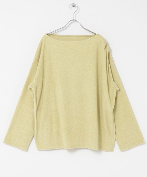 KBF（ケイビーエフ）の「ショルダータックプルオーバー（Tシャツ/カットソー・レディース・BEIGE/YELLOW/GRAY・One）」の3枚目の写真