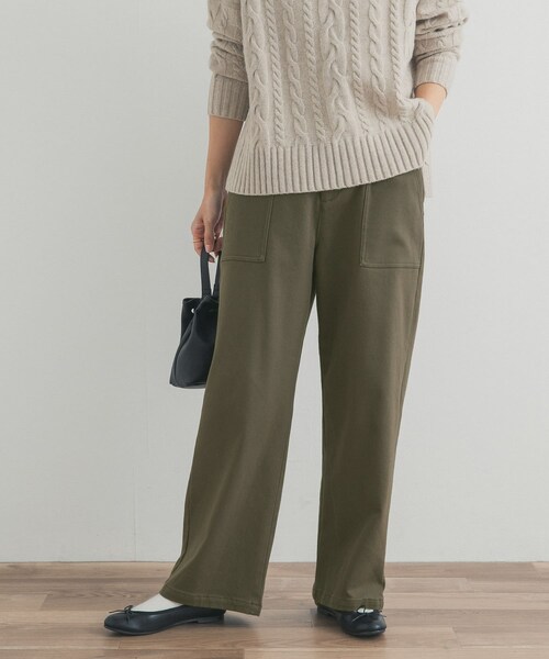 URBAN RESEARCH DOORS(アーバンリサーチドアーズ)の「裏起毛ベイカーイージーパンツ(その他パンツ・レディース・OFF/KHAKI・S/M)」の15枚目の写真