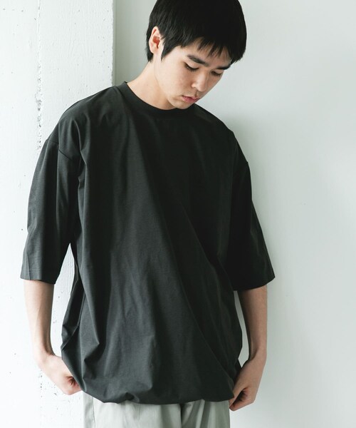 URBAN RESEARCH DOORS(アーバンリサーチドアーズ)の「『別注』Snow Peak Apparel×DOORS WA/AC DRAWSTRING T-SHIRTS(Tシャツ/カットソー・メンズ・WHITE/CHARCOAL/BROWN/FOLIAGE・M/L/XL)」の21枚目の写真