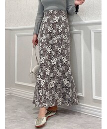 dazzlin | ハイウエストレースマーメイドスカート(スカート)