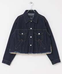 URBAN RESEARCH | STUMBLY Fur Trim Combination Denim Jk(デニムジャケット)
