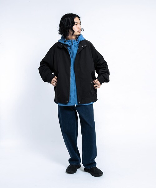 EKAL(エカル)の「SOLOTEXツイルスタンドジャケット(ブルゾン・メンズ・ネイビー/ブラック・M/L)」の9枚目の写真