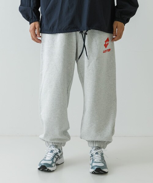 URBAN RESEARCH（アーバンリサーチ）の「LOTTO　CLASSIC BIG LOGO PANTS（スウェットパンツ・メンズ・GRAY/NAVY/BLACK・M/L/XL）」の10枚目の写真