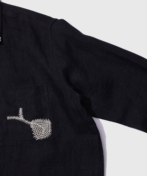 ADAM ET ROPE'(アダムエロペ)の「【Kartik Research/カルティック リサーチ】Repair Stitch Jacket(その他アウター・メンズ・ブラック・L/M)」の6枚目の写真