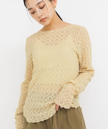 KBF | シュリンクレーストップス(Tシャツ/カットソー)