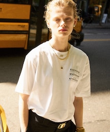 ADAM ET ROPE' | 【KNOWHOW jewelry for ADAM ET ROPE'】別注LOGOTシャツ(Tシャツ/カットソー)
