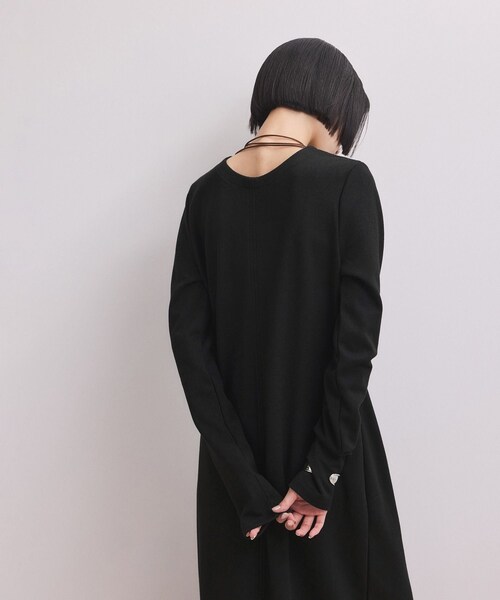 ADAM ET ROPE'(アダムエロペ)の「【WEB限定】マルチWAYヘンリーネックワンピース(ワンピース・レディース・ブラック/ダークブラウン/ネイビー・M/S)」の15枚目の写真