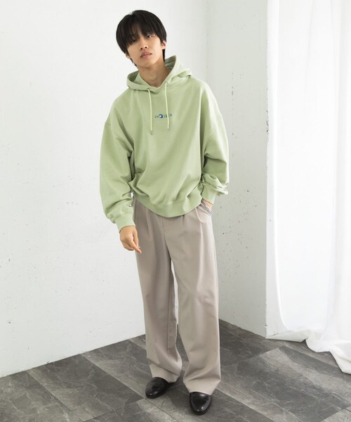 SENSE OF PLACE by URBAN RESEARCH（センスオブプレイスバイアーバンリサーチ）の「Gem Stone Cropped Hoodie（パーカー・メンズ・NAVY/BLACK/MINT・M/L）」の22枚目の写真