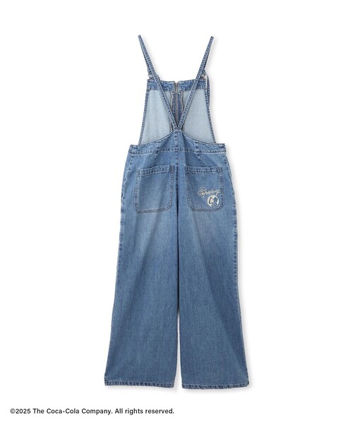 VIS(ビス)の「【Coca-Cola】VIS別注エンブロイダリーサロペット(サロペット/オーバーオール・レディース・ブルー系/ピンク・F)」の16枚目の写真