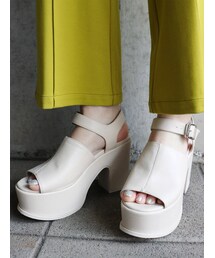 MURUA | ストラップウェッジサンダル(サンダル)