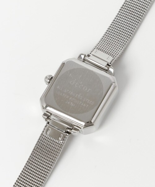 URBAN RESEARCH(アーバンリサーチ)の「decor『デコール』 MeshBeltWatch(アナログ腕時計・レディース・Silver/RoseGold・-)」の8枚目の写真
