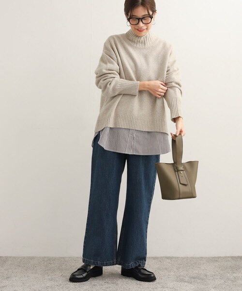 URBAN RESEARCH DOORS（アーバンリサーチドアーズ）の「『セットアップ対応』 フロントタックストレートデニム（デニムパンツ・レディース・BLACK/INDIGO・S/M）」の18枚目の写真